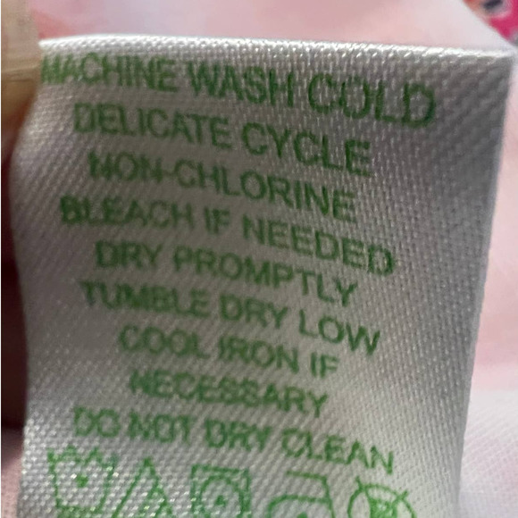 Lilly Pulitzer Girls Dress Size 12 with Blue Top and Pink and White Floral Skirt - Picture 4 of 5